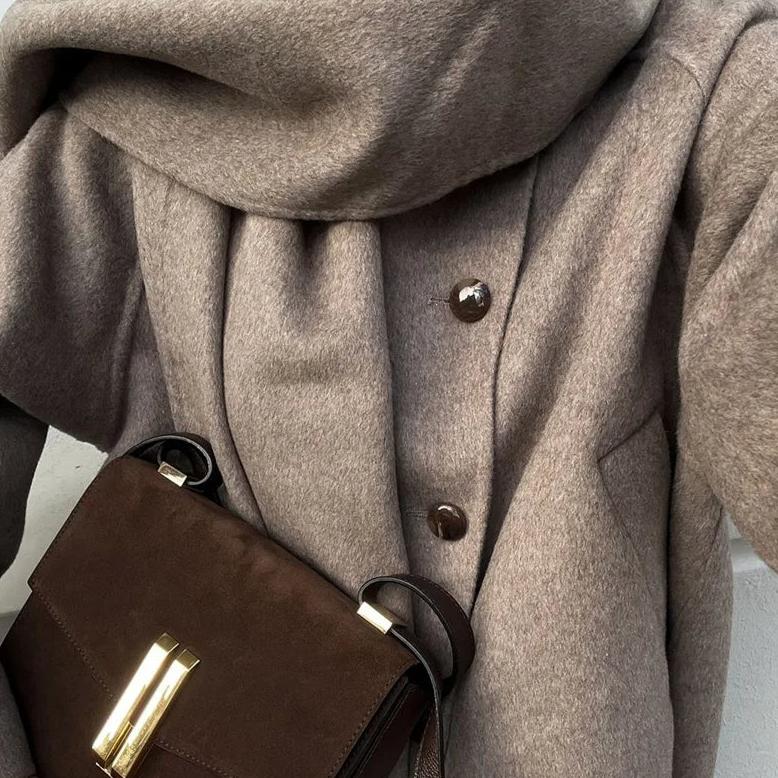 Van Dalem ™ |  Oversized Sjaal-Kraag Jas