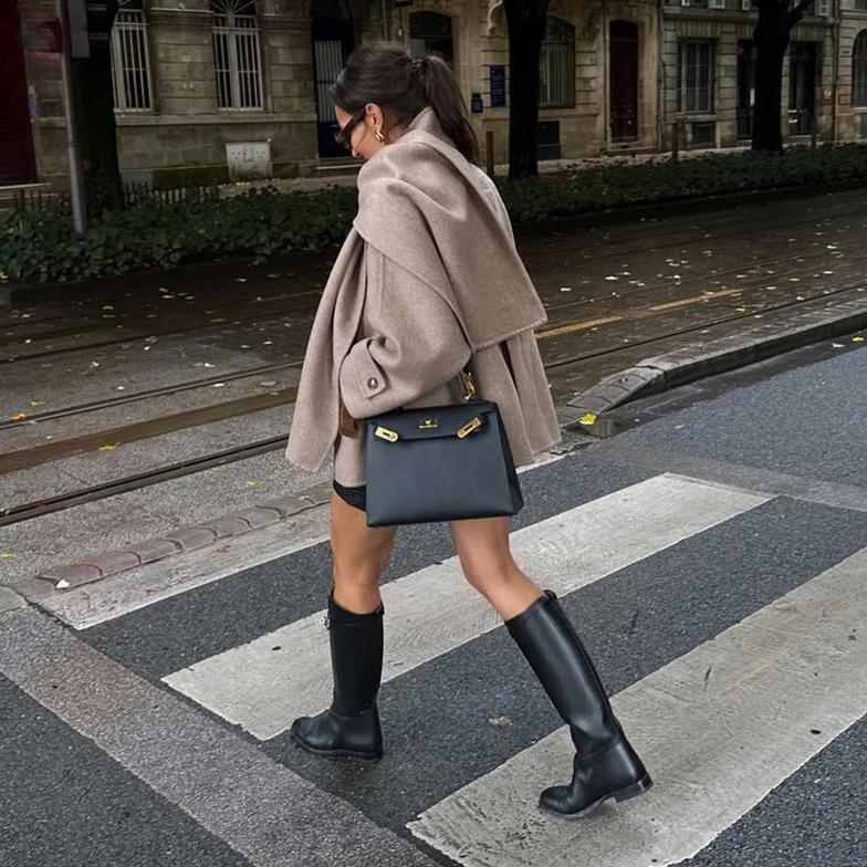 Van Dalem ™ |  Oversized Sjaal-Kraag Jas