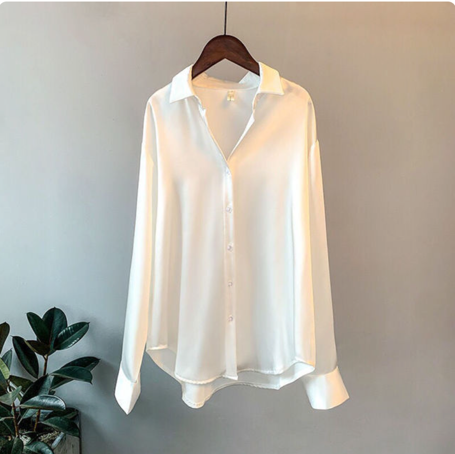 Van Dalem ™ |  Elegante satijnen blouse