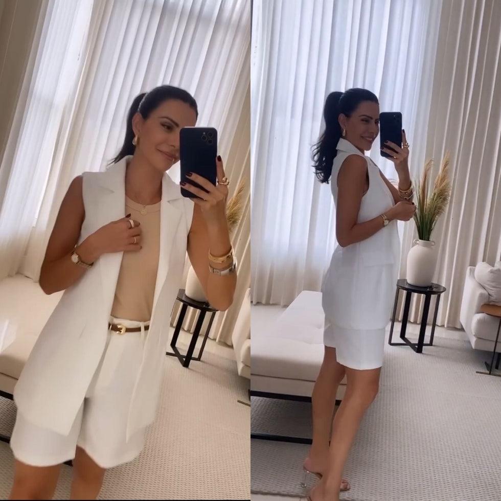 SANIA Elegante Set met Mouwloze top en short