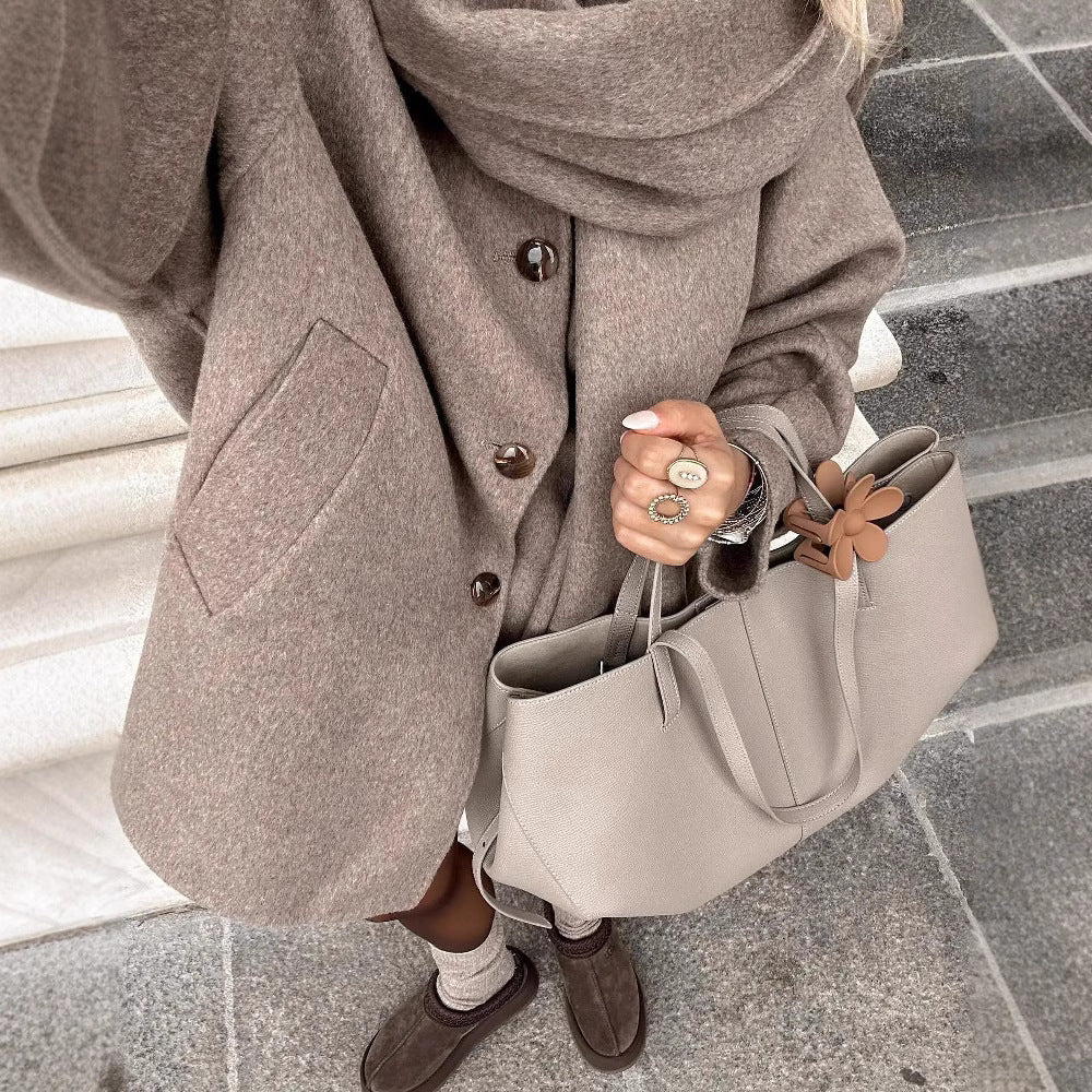 Van Dalem ™ |  Oversized Sjaal-Kraag Jas