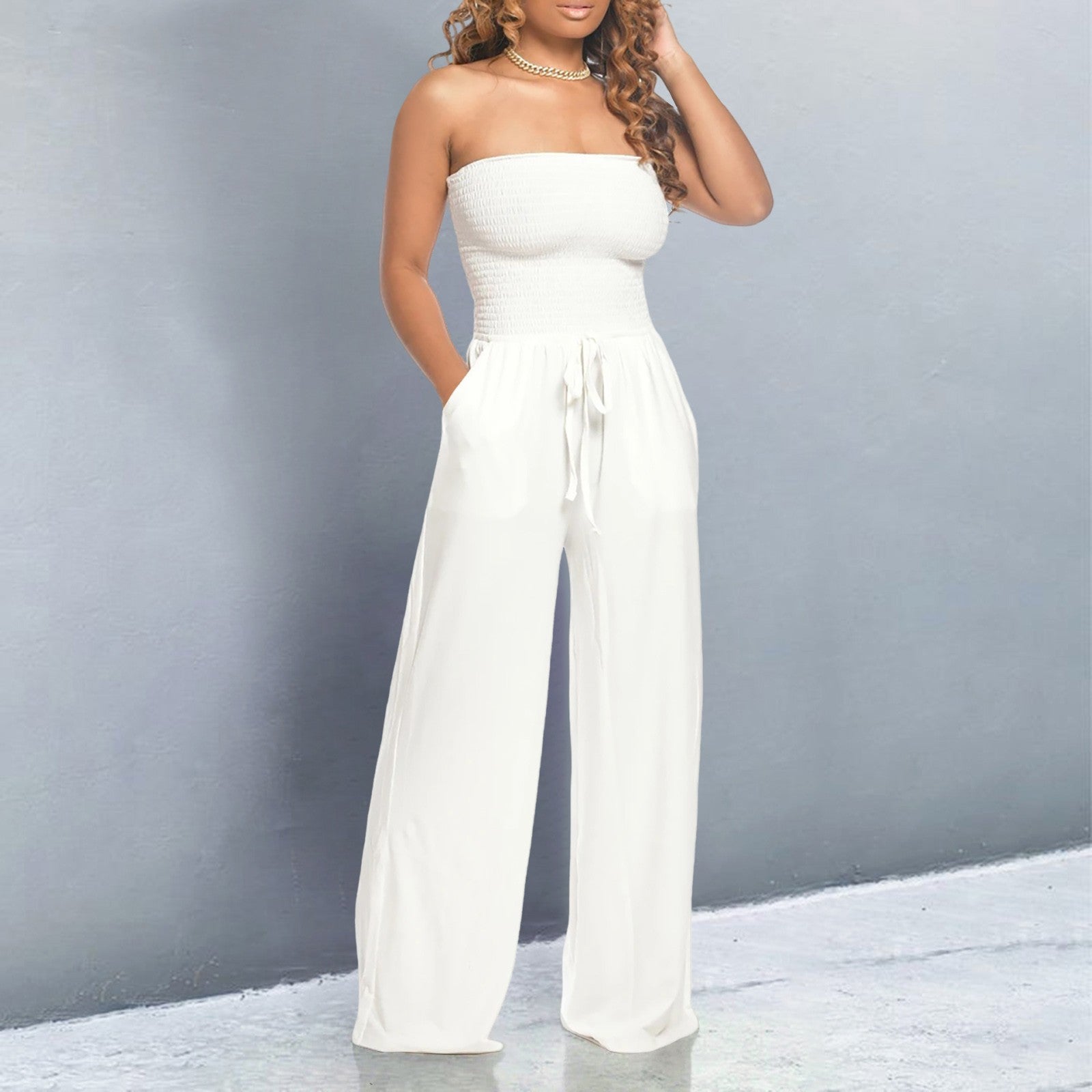 BELLY Off-Shoulder Jumpsuit